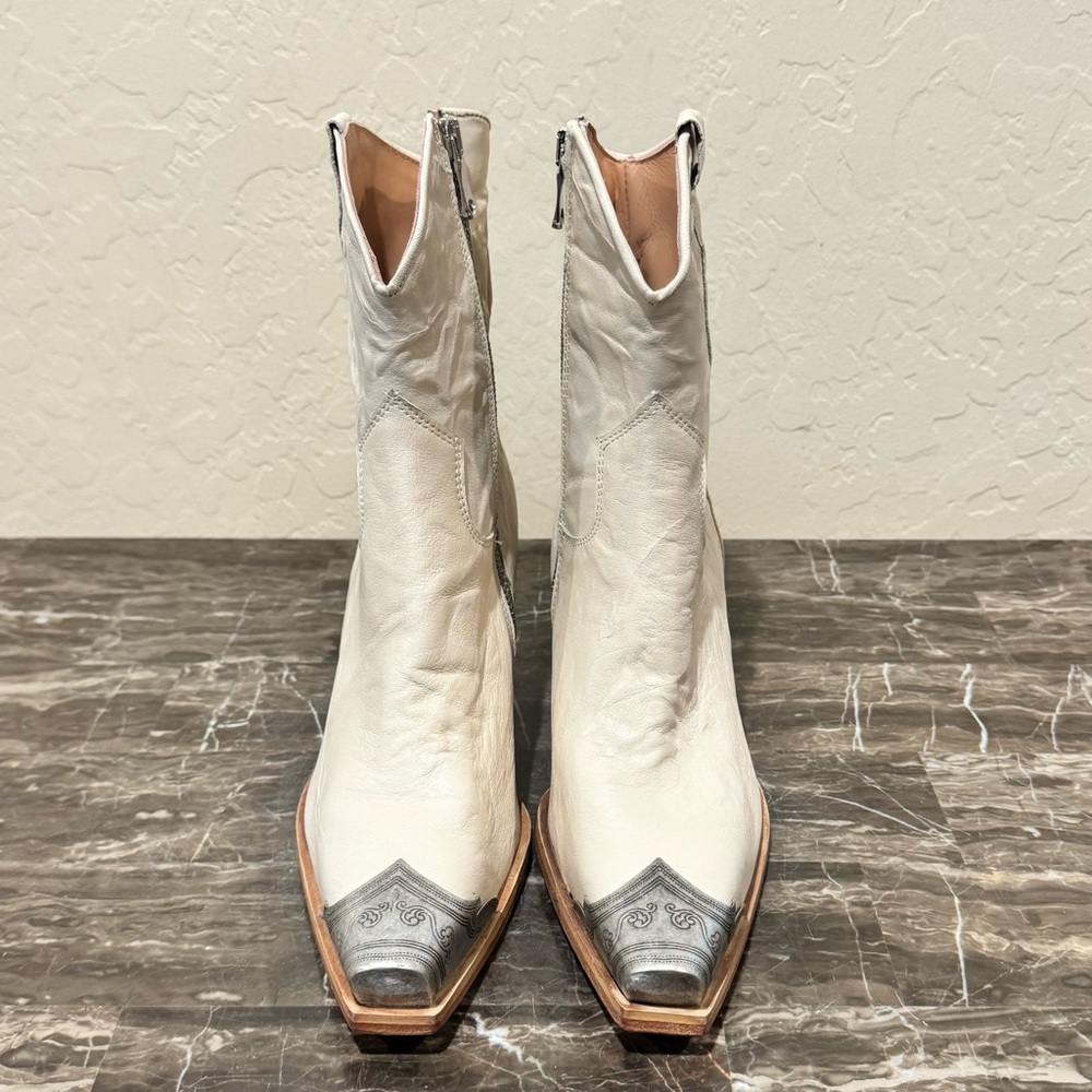 NEW Free People Brayden Leather Western Boots - Picture 6 of 13